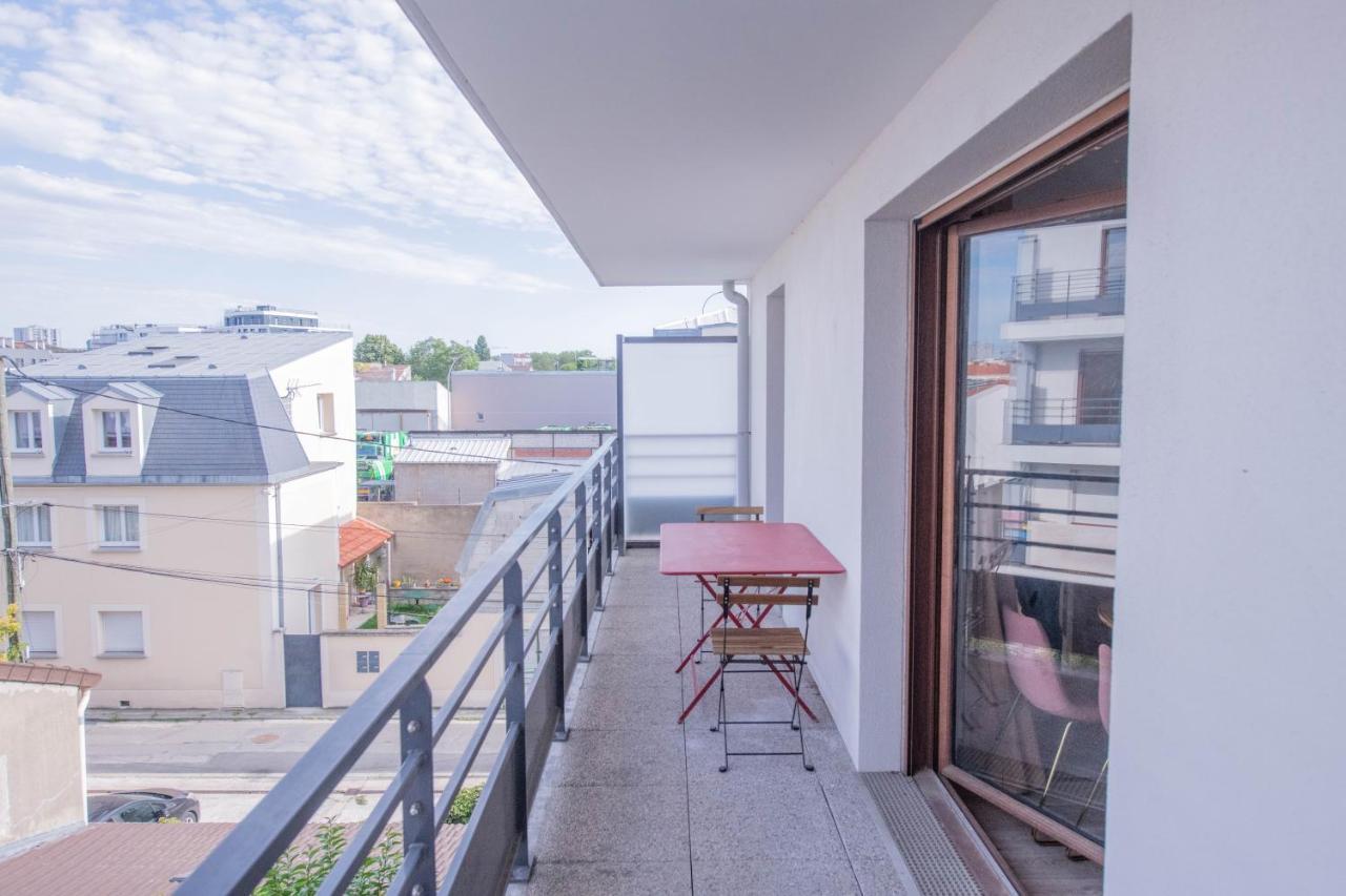 오베르빌리에 Machouart Le Duplex -Parking Gratuit Equipee Commodites- 아파트 외부 사진